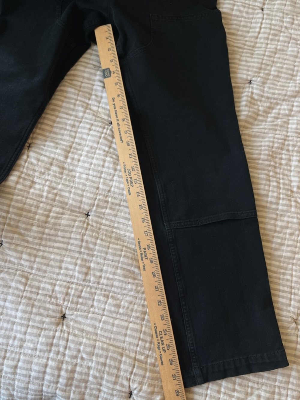 Carhartt Women's Black Bib Overalls Size L 12/14 Regular 96% Cotton Stretch - Picture 9 of 9
